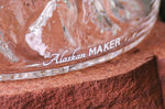 Carafe à spiritueux Alaskan Maker Topographic Mont Cervin en verre cristallin