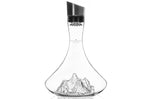 Carafe à vin Alaskan Maker Topographic Aiguille du Midi en verre cristallin
