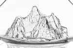 Carafe à vin Alaskan Maker Topographic Aiguille du Midi en verre cristallin