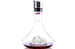 Carafe à vin Alaskan Maker Topographic Mont Everest en verre cristallin