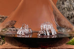 Carafe à vin Alaskan Maker Topographic Grand Canyon en verre cristallin