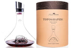 Carafe à vin Alaskan Maker Topographic Zugspitze en verre cristallin