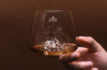Set de 2 verres à spiritueux Alaskan Maker Topographic Everest & Mont Blanc en verre cristallin