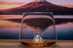 Set de 2 verres à spiritueux Alaskan Maker Topographic Mont Fuji & Denali en verre cristallin