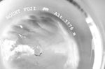 Set de 2 verres à spiritueux Alaskan Maker Topographic Mont Fuji & Denali en verre cristallin