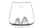 Set de 2 verres à spiritueux Alaskan Maker Topographic Grand Canyon & Matterhorn en verre cristallin