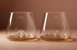 Set de 2 verres à spiritueux Alaskan Maker Topographic Tre Cime & Mont Rosa en verre cristallin