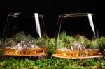 Set de 2 verres à spiritueux Alaskan Maker Topographic Tre Cime & Mont Rosa en verre cristallin