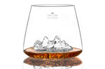 Set de 2 verres à spiritueux Alaskan Maker Topographic Tre Cime & Mont Rosa en verre cristallin