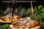 Set de 2 verres à spiritueux Alaskan Maker Topographic Zugspitze & Watzmann en verre cristallin