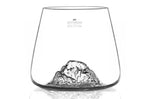 Set de 2 verres à spiritueux Alaskan Maker Topographic Zugspitze & Watzmann en verre cristallin