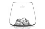 Set de 2 verres à spiritueux Alaskan Maker Topographic Zugspitze & Watzmann en verre cristallin