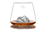Set de 2 verres à spiritueux Alaskan Maker Topographic Zugspitze & Watzmann en verre cristallin