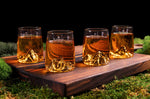 Set de 4 shooters Alaskan Maker Topographic en verre cristallin