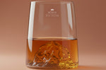 Set de 4 shooters Alaskan Maker Topographic en verre cristallin Swiss Edition