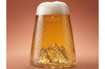 Verre à spiritueux long Alaskan Maker Topographic Aiguille du midi en verre cristallin