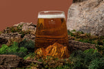 Verre à spiritueux long Alaskan Maker Topographic Mont Blanc en verre cristallin