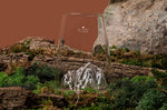 Verre à spiritueux long Alaskan Maker Topographic Mont Blanc en verre cristallin