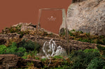 Verre à spiritueux long Alaskan Maker Topographic Mont Everest en verre critsallin