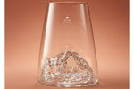Verre à spiritueux long Alaskan Maker Topographic Eiger en verre cristallin