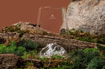 Verre à spiritueux long Alaskan Maker Topographic Etna en verre cristallin