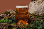 Verre à spiritueux long Alaskan Maker Topographic Mont Fuji en verre cristallin