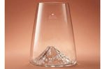 Verre à spiritueux long Alaskan Maker Topographic Mont Fuji en verre cristallin
