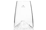 Verre à spiritueux long Alaskan Maker Topographic Mont Fuji en verre cristallin