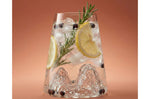 Verre à spiritueux long Alaskan Maker Topographic Grand Canyon en verre cristallin