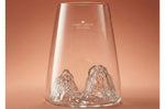 Verre à spiritueux long Alaskan Maker Topographic Grand Canyon en verre cristallin