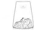 Verre à spiritueux long Alaskan Maker Topographic Grossglockner en verre cristallin