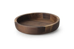 Plateau de service rond Continenta en noyer Ø20x4,3cm