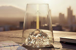 Verre à spiritueux long Alaskan Maker Topographic Monch en verre cristallin