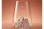 Verre à spiritueux long Alaskan Maker Topographic Mont Rosa en verre cristallin