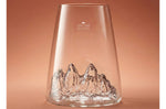 Verre à spiritueux long Alaskan Maker Topographic Tre Cime en verre cristallin