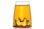 Verre à spiritueux long Alaskan Maker Topographic Tre Cime en verre cristallin
