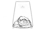 Verre à spiritueux long Alaskan Maker Topographic Watzmann en verre cristallin