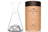 Carafe à eau Alaskan Maker Topographic Aiguille du midi en verre cristallin