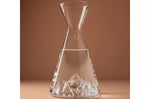 Carafe à eau Alaskan Maker Topographic Aiguille du midi en verre cristallin