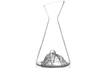 Carafe à eau Alaskan Maker Topographic Aiguille du midi en verre cristallin