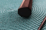 Couteau nakiri japonais artisanal Yu Kurosaki Fujin 16,5cm SG2 turquoise