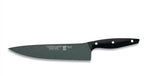 Couteau de chef lame anti-adhérente 25cm manche noir M&G