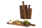 Planche apéritive Continenta en bois de noyer 39x17x2cm