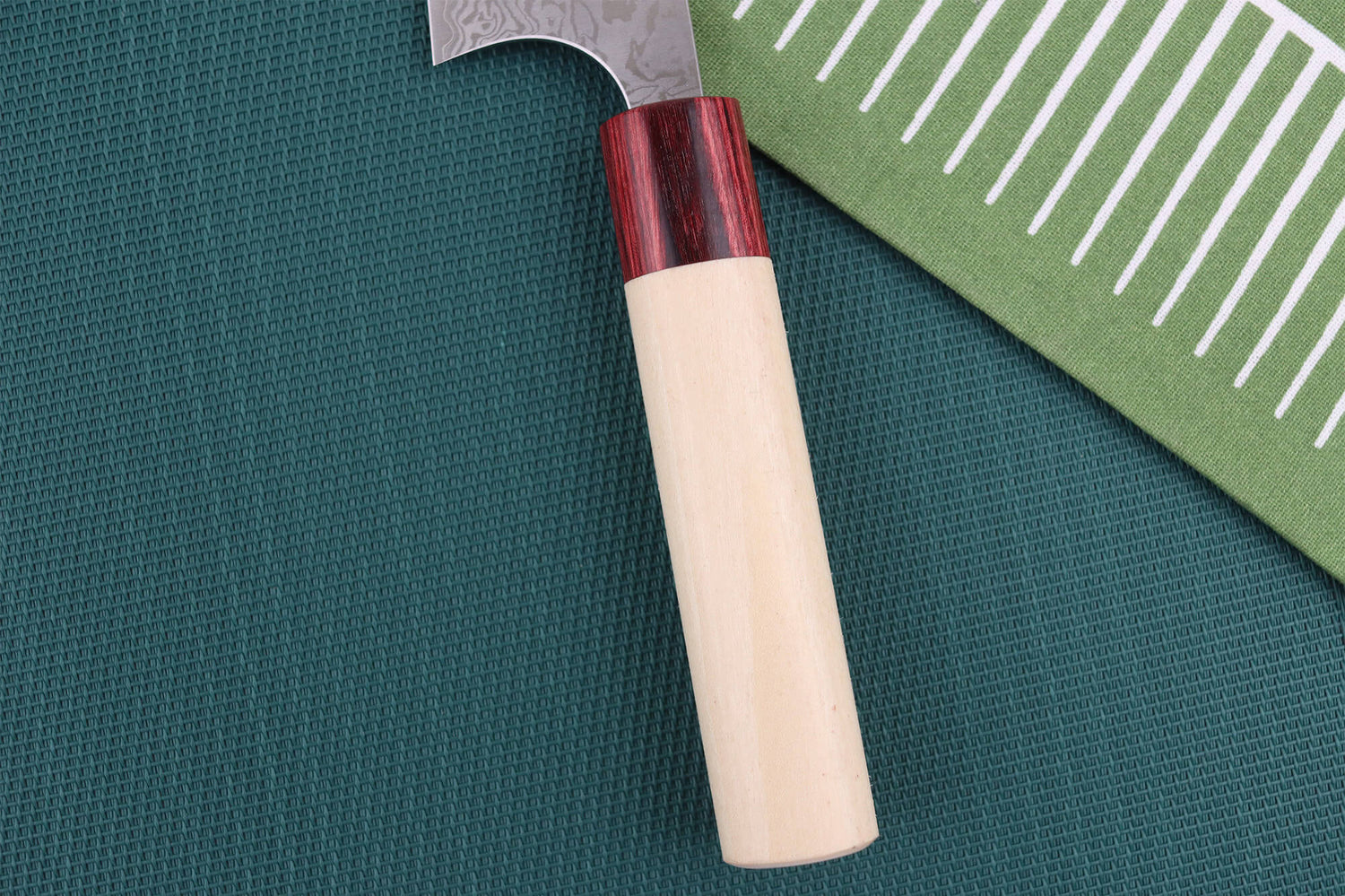 Couteau de chef japonais artisanal Masakage Kiri 18cm damas 49 couches