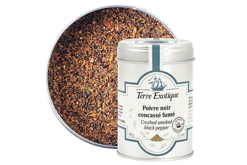 Poivre noir concassé fumé Terre Exotique 60g