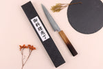 Couteau universel 13,5cm japonais artisanal Wusaki Nawame AUS10 damas