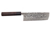 Couteau nakiri japonais artisanal Takeshi Saji R2 Nickel Damas 16,5cm