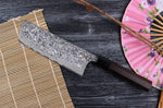 Couteau nakiri japonais artisanal Takeshi Saji R2 Nickel Damas 16,5cm