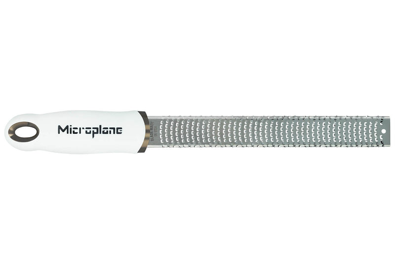 Râpe-Zesteur Microplane Premium Classic - 20,3cm - Blanc
