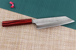 Couteau bunka japonais artisanal Kei Kobayashi SG2 Damascus 17cm